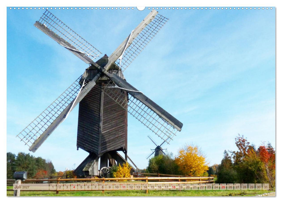 Gifhorn - Kleine Reise durch die Welt der Mühlen (CALVENDO Premium Wandkalender 2027)