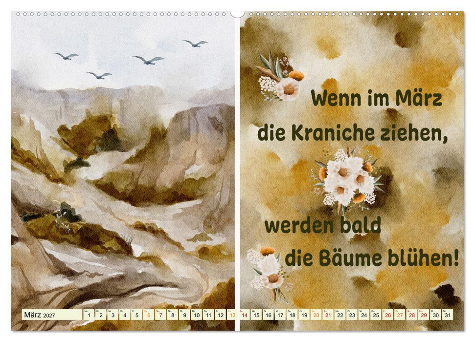 Regeln für das Wetter (CALVENDO Wandkalender 2027)