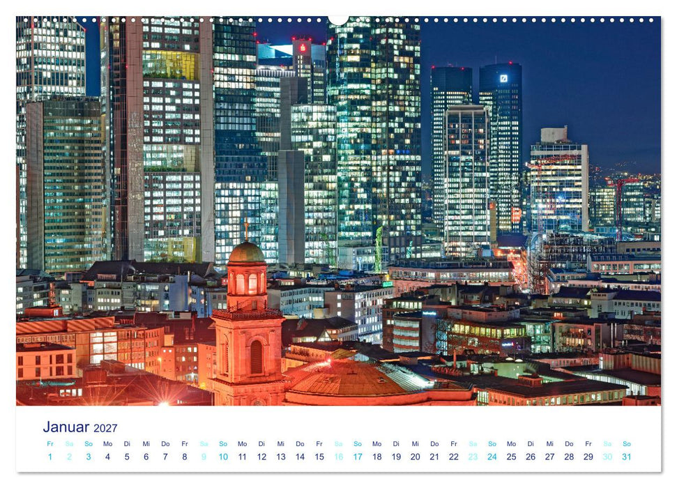 Fabelhaftes Frankfurt am Main (CALVENDO Premium Wandkalender 2027)