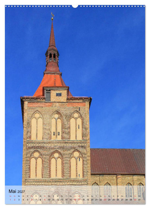 Hansestadt Rostock - Sehenswürdigkeiten der Ostseemetropole (CALVENDO Wandkalender 2027)