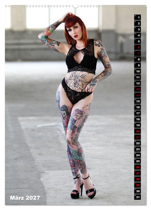 Beauty Tattoo 2027 (CALVENDO Wandkalender 2027)