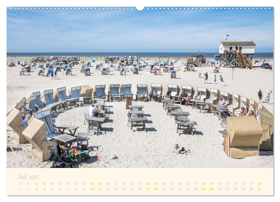 Traumstrände der Nordsee (CALVENDO Premium Wandkalender 2027)
