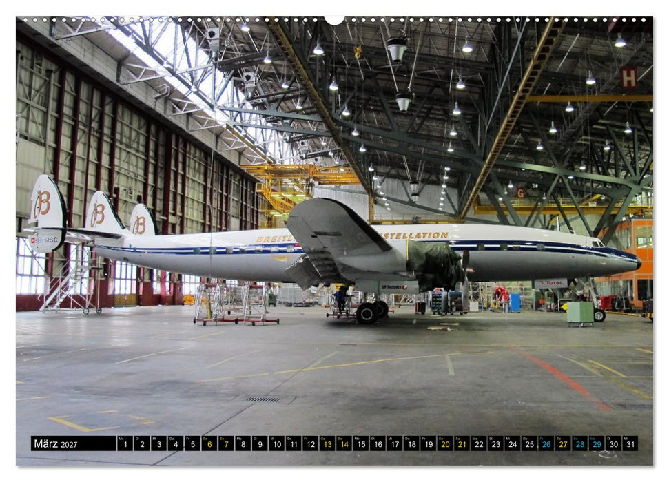 Lockheed Super Constellation HB-RSC (CALVENDO Premium Wandkalender 2027)