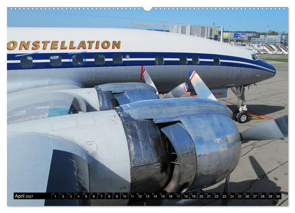 Lockheed Super Constellation HB-RSC (CALVENDO Premium Wandkalender 2027)