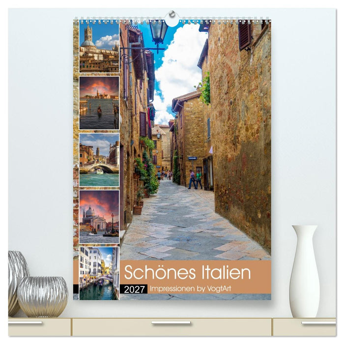 Schönes Italien. Impressionen by VogtArt (CALVENDO Premium Wandkalender 2027)