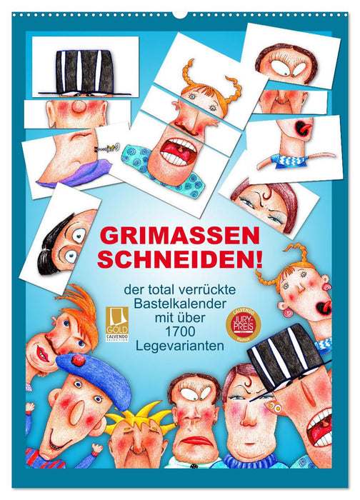 GRIMASSEN SCHNEIDEN! (CALVENDO Wandkalender 2027)