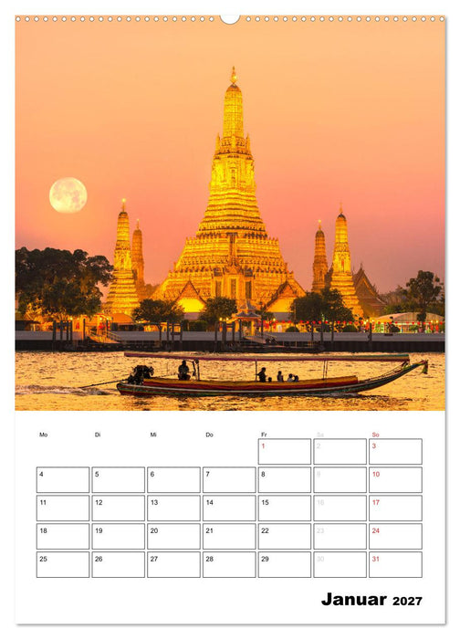 THAILAND - Mein Urlaubsplaner (CALVENDO Wandkalender 2027)