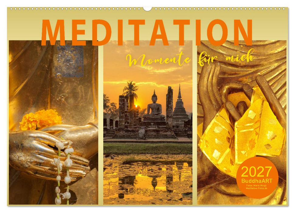 MEDITATION Momente für mich (CALVENDO Wandkalender 2027)