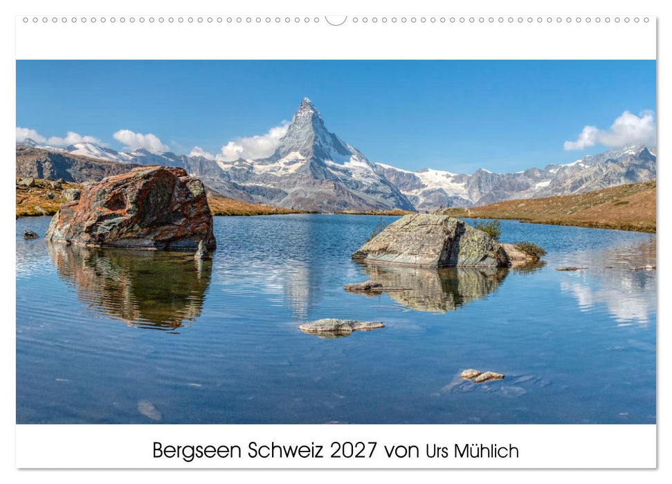 Bergseen Schweiz von Urs Mühlich (CALVENDO Wandkalender 2027)