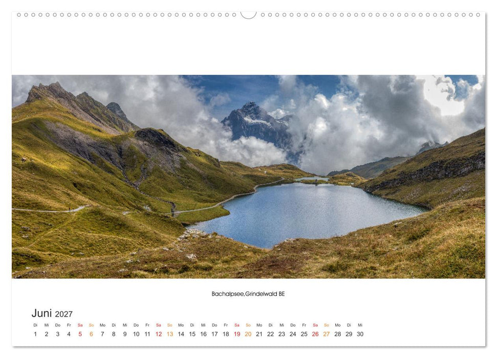 Bergseen Schweiz von Urs Mühlich (CALVENDO Wandkalender 2027)