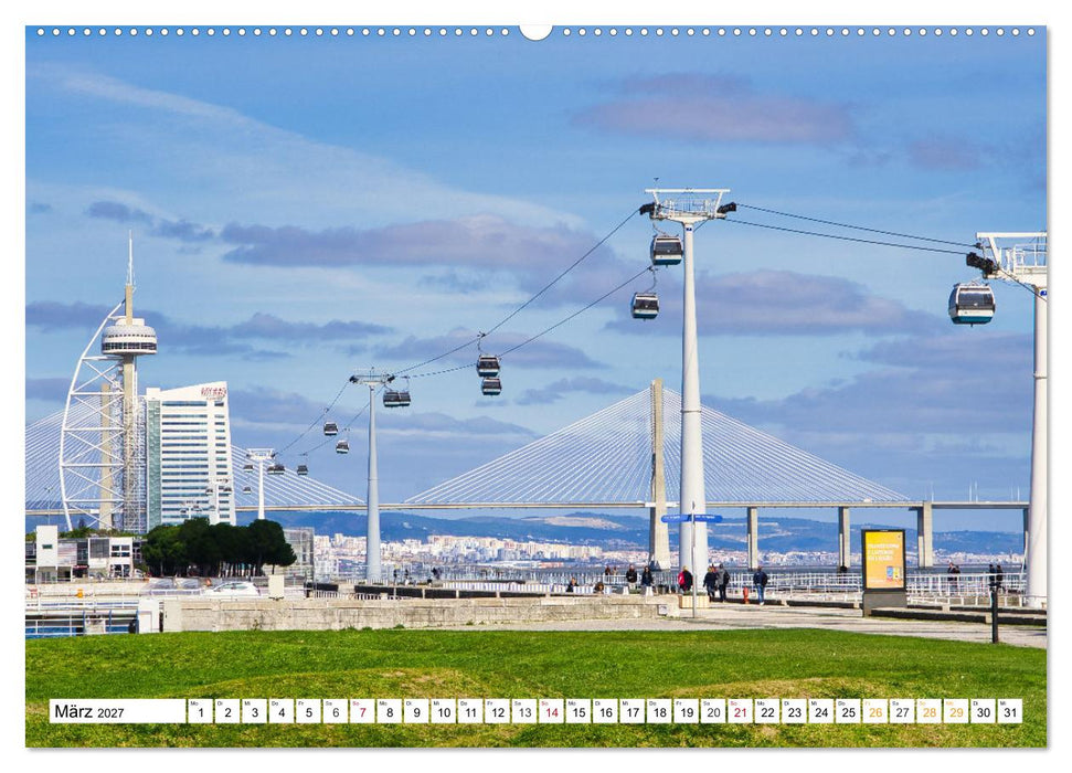 Das atemberaubende Lissabon (CALVENDO Premium Wandkalender 2027)