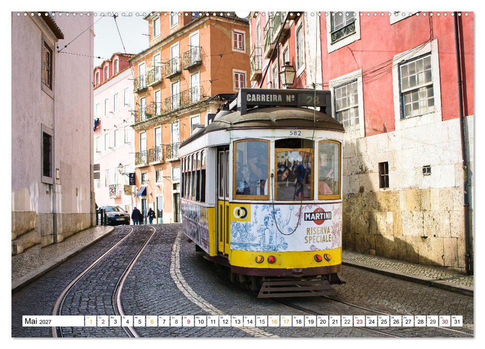 Das atemberaubende Lissabon (CALVENDO Premium Wandkalender 2027)