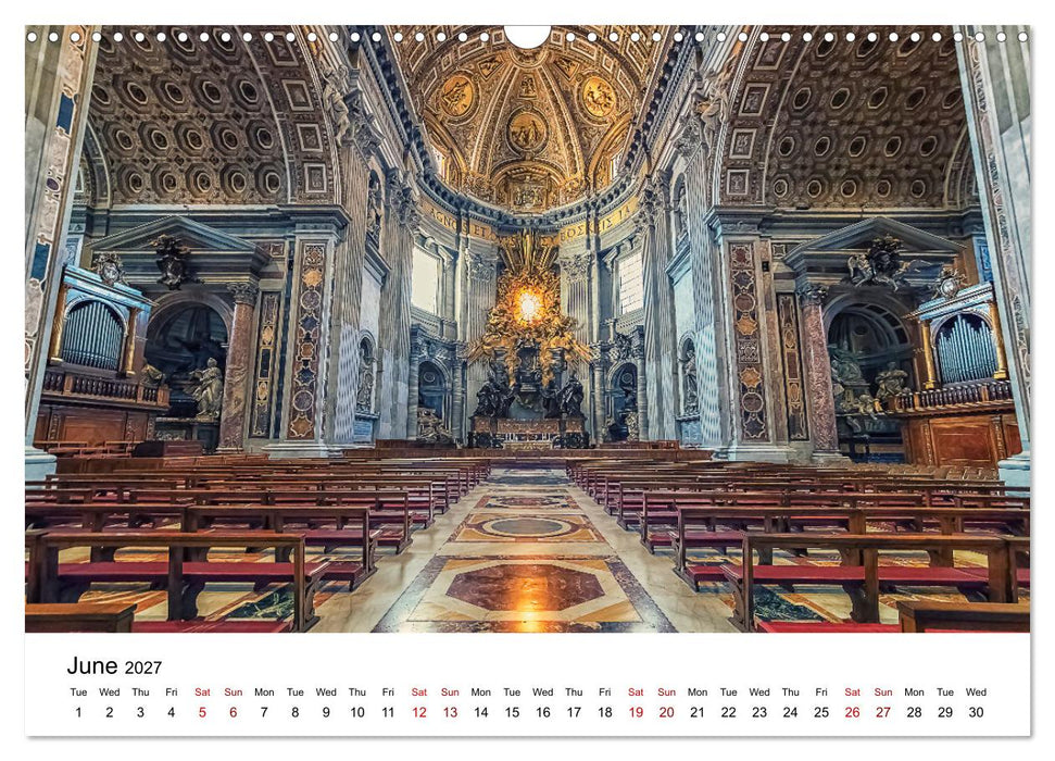 Wonders of Rome (CALVENDO Monthly Calendar 2027)