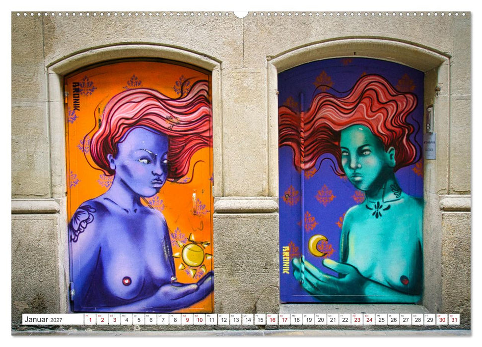 Graffiti: Die Kunst der Straße (CALVENDO Premium Wandkalender 2027)