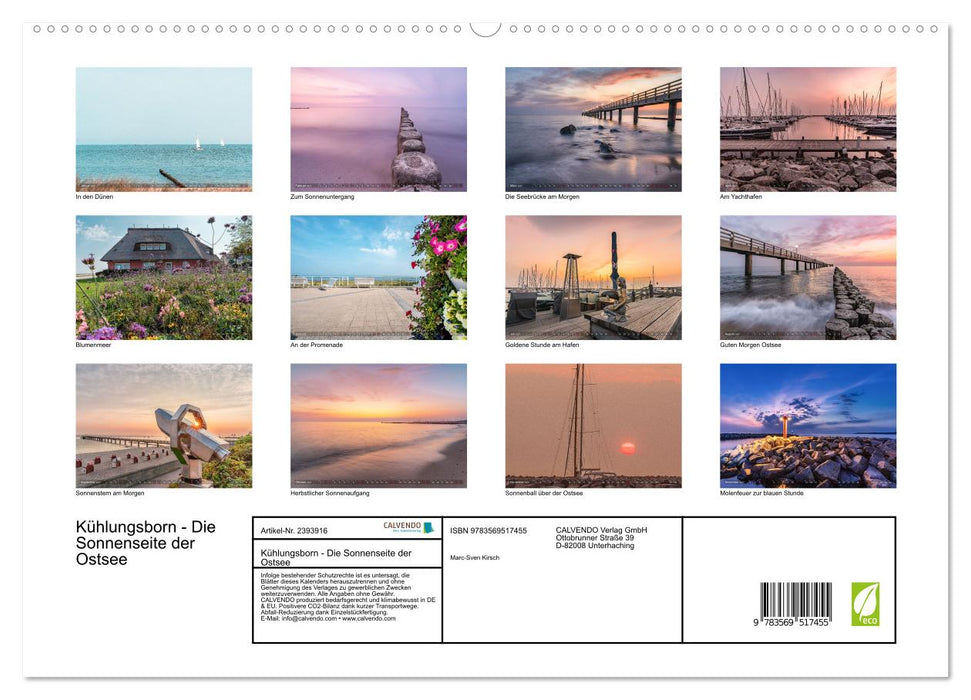 Kühlungsborn - Die Sonnenseite der Ostsee (CALVENDO Premium Wandkalender 2027)