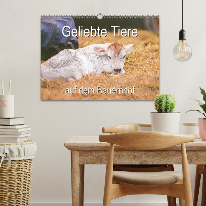 Geliebte Tiere auf dem Bauernhof (CALVENDO Wandkalender 2027)