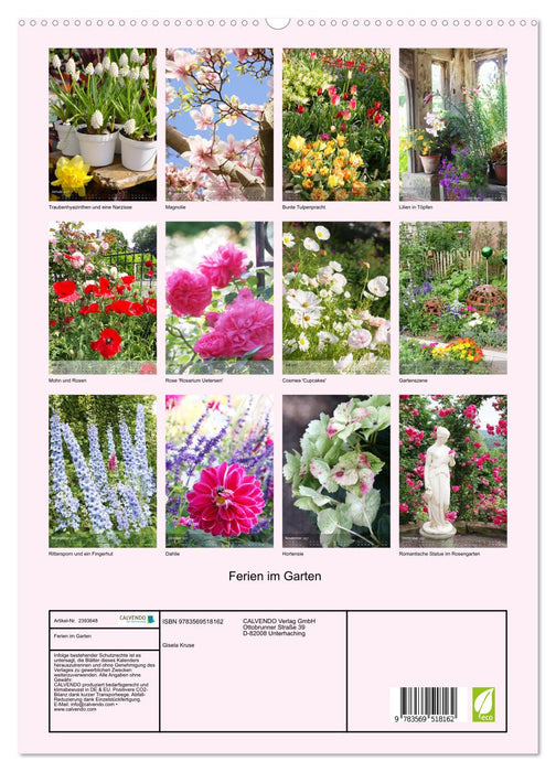 Ferien im Garten (CALVENDO Premium Wandkalender 2027)