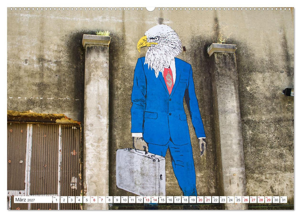 Graffiti: Die Kunst der Straße (CALVENDO Wandkalender 2027)