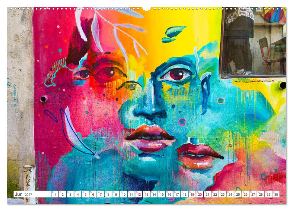 Graffiti: Die Kunst der Straße (CALVENDO Wandkalender 2027)