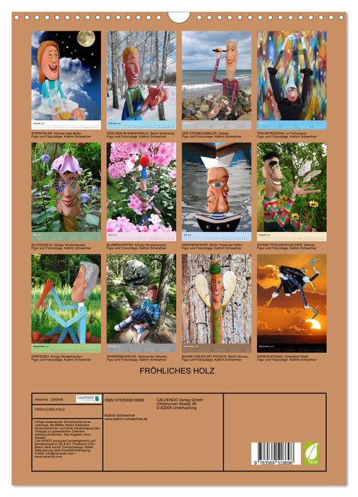 FRÖHLICHES HOLZ (CALVENDO Wandkalender 2027)