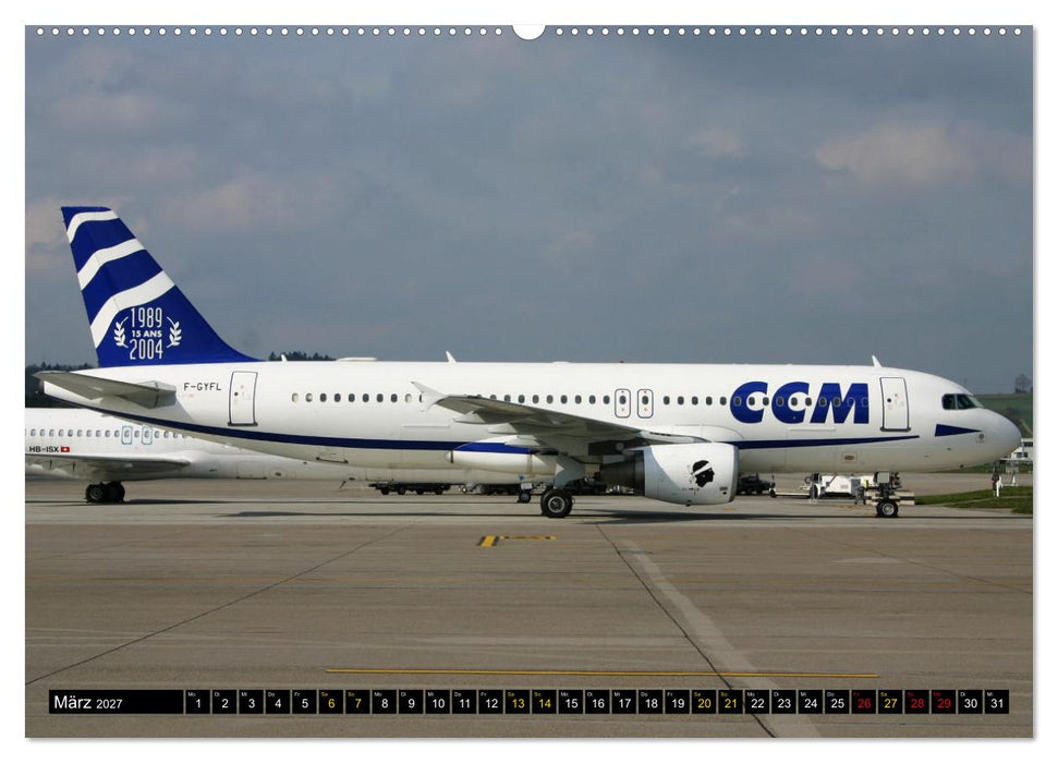 Airbus Airliners (CALVENDO Premium Wandkalender 2027)