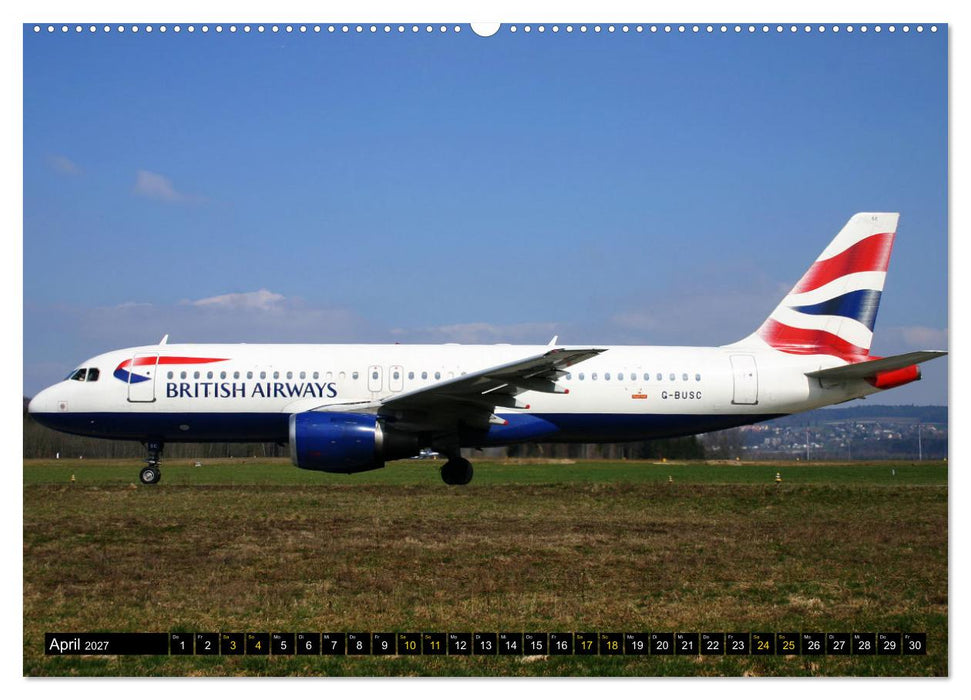 Airbus Airliners (CALVENDO Premium Wandkalender 2027)
