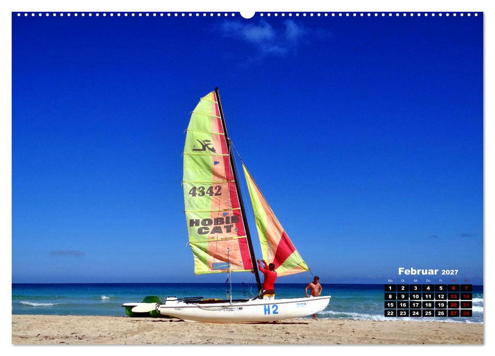 Katamarane an Traumstränden - Hobie Cats in Cuba (CALVENDO Premium Wandkalender 2027)