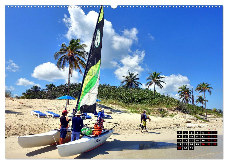 Katamarane an Traumstränden - Hobie Cats in Cuba (CALVENDO Premium Wandkalender 2027)