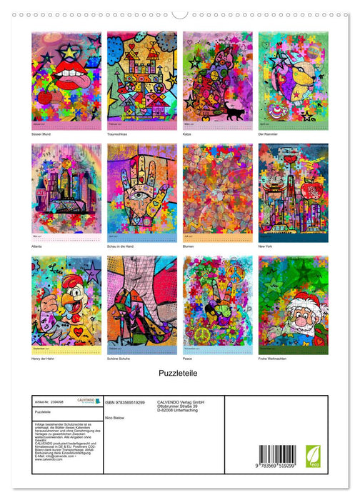 Puzzleteile (CALVENDO Premium Wandkalender 2027)