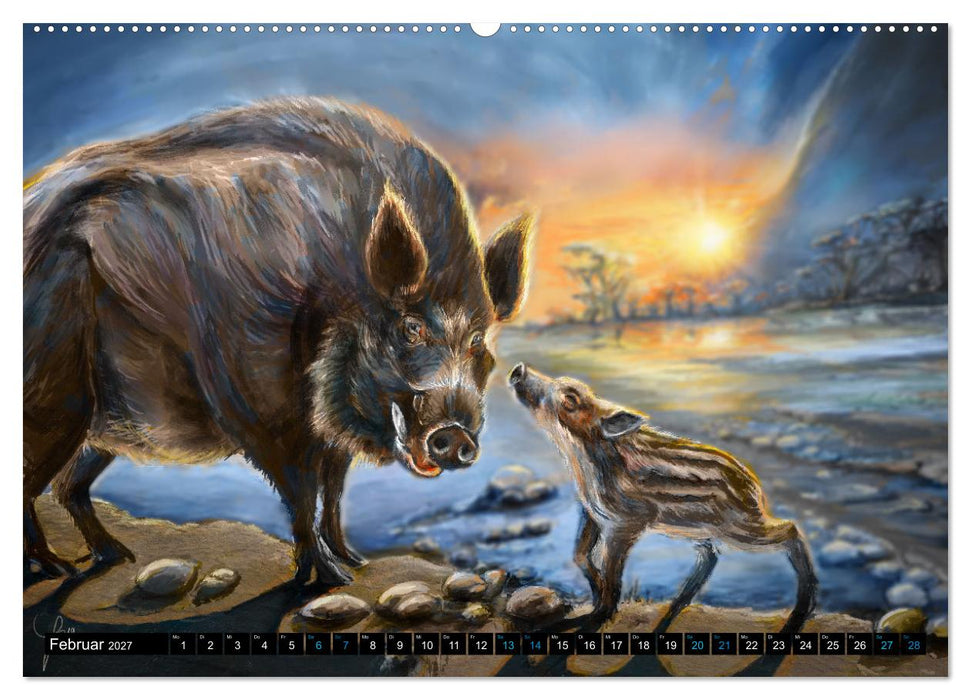 Tierfreunde (CALVENDO Premium Wandkalender 2027)