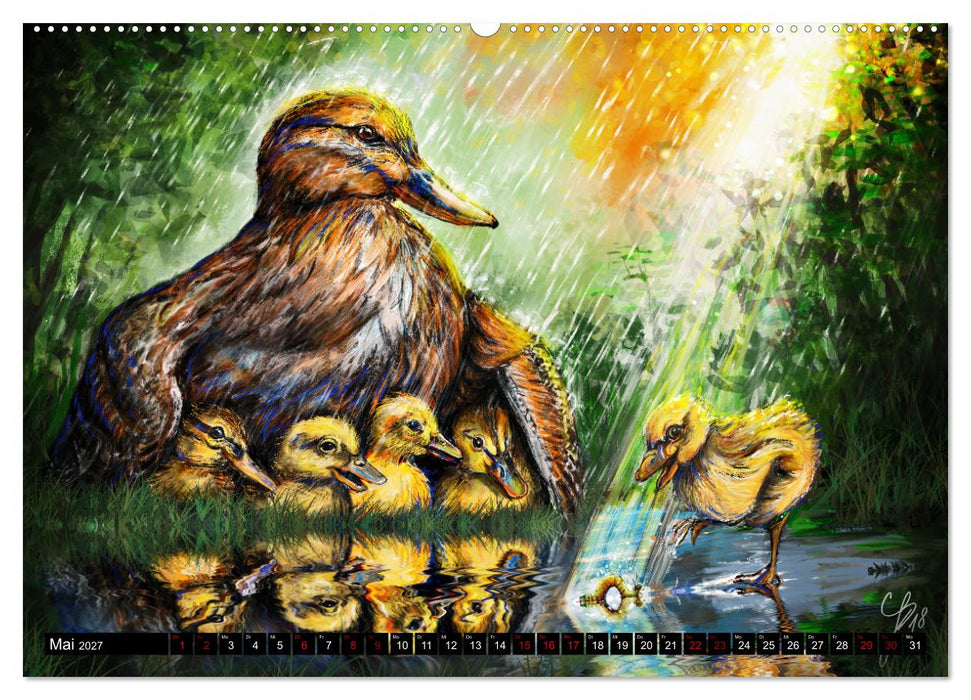 Tierfreunde (CALVENDO Premium Wandkalender 2027)