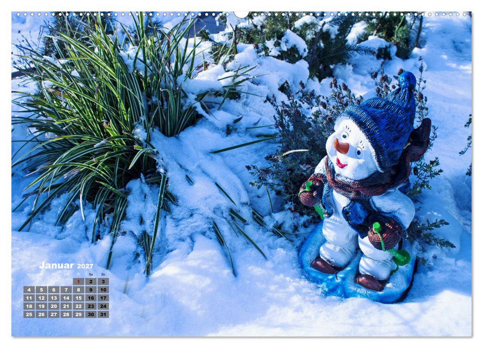 Mein Lustiger Garten, lach mal wieder (CALVENDO Premium Wandkalender 2027)