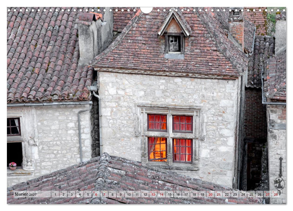 Saint-Cirq-Lapopie Village (CALVENDO Calendrier mensuel 2027)