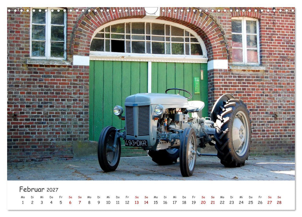 Historische Traktoren 2027 (CALVENDO Wandkalender 2027)