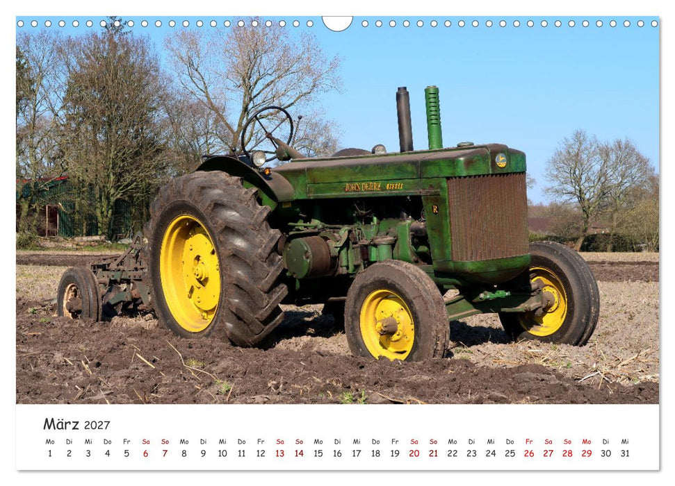 Historische Traktoren 2027 (CALVENDO Wandkalender 2027)