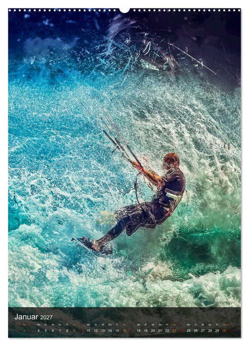 Kitesurfen - einfach cool (CALVENDO Wandkalender 2027)