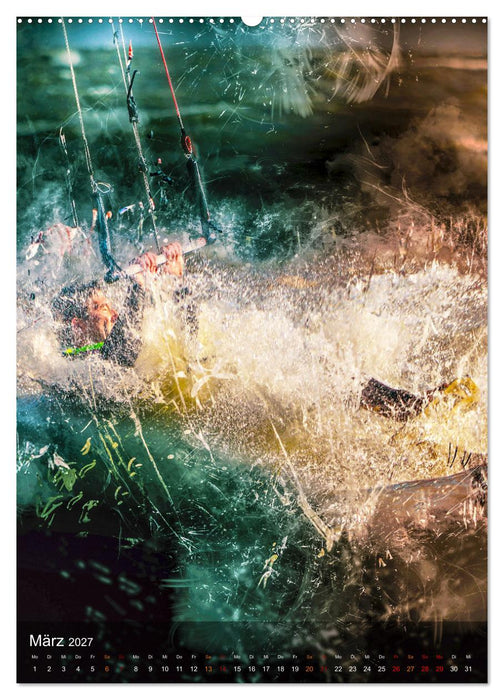 Kitesurfen - einfach cool (CALVENDO Wandkalender 2027)