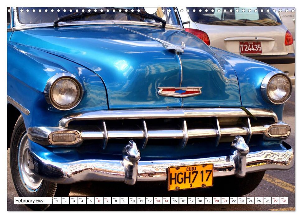 Chevy '54 - The car with the 5-tooth grille (CALVENDO Monthly Calendar 2027)