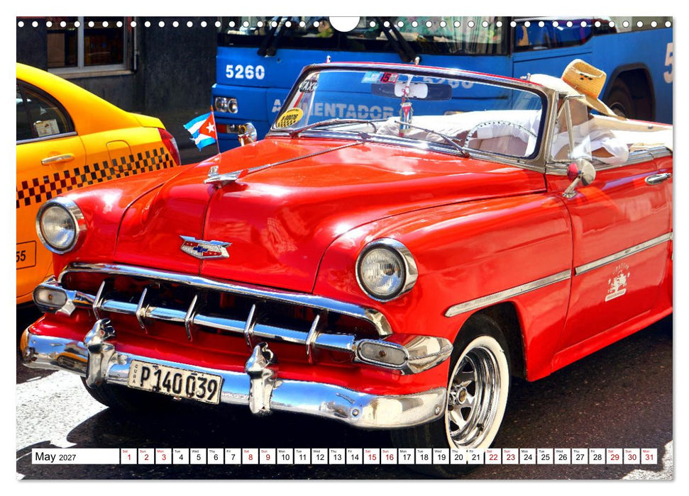 Chevy '54 - The car with the 5-tooth grille (CALVENDO Monthly Calendar 2027)