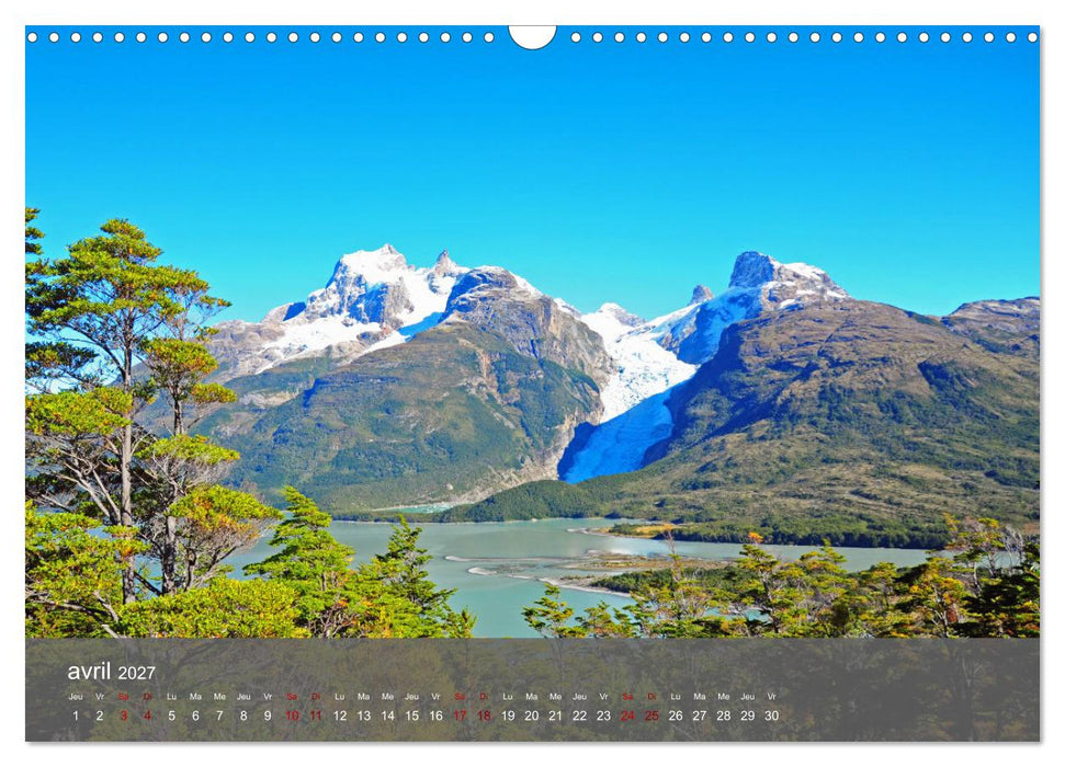Patagonie Chilienne (CALVENDO Calendrier mensuel 2027)