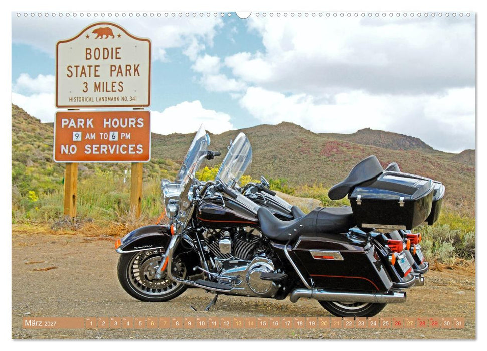 Auf Motorrad-Tour in den USA (CALVENDO Wandkalender 2027)