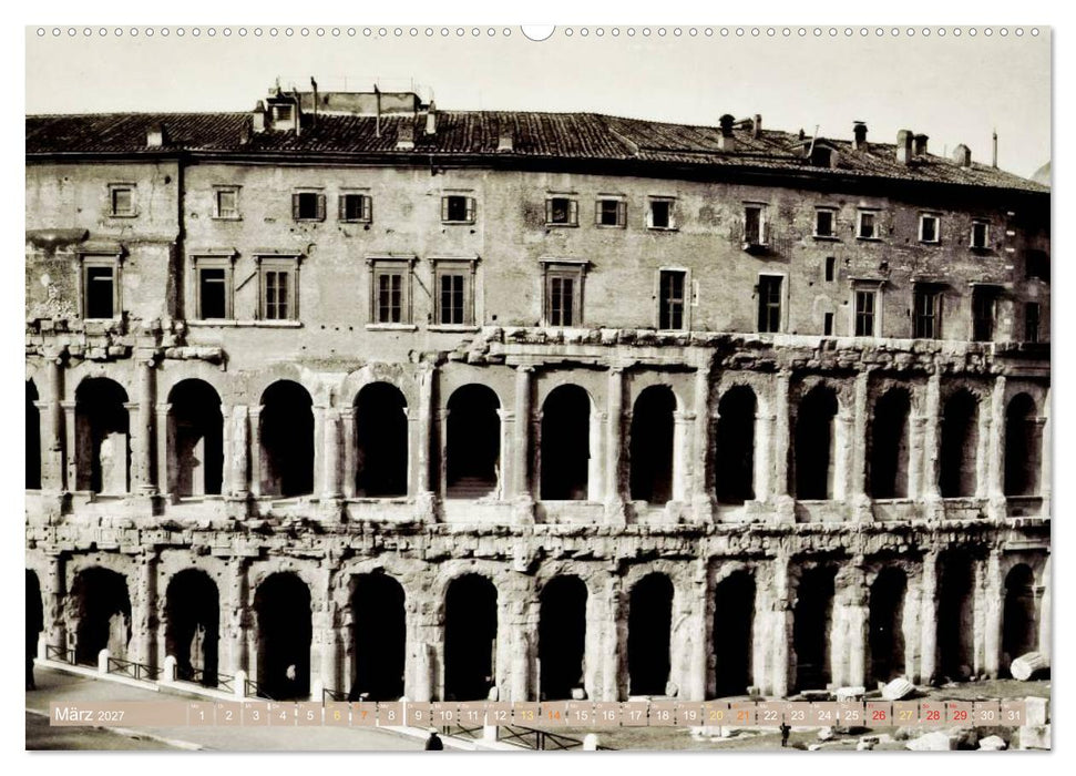 Rom: die Stadt in historischen Bildern (CALVENDO Wandkalender 2027)