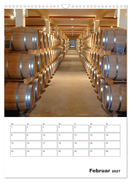 Weinkalender - für Kenner und Genießer (CALVENDO Wandkalender 2027)