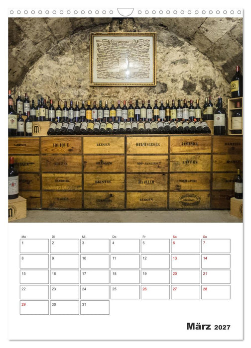 Weinkalender - für Kenner und Genießer (CALVENDO Wandkalender 2027)