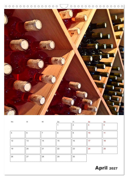 Weinkalender - für Kenner und Genießer (CALVENDO Wandkalender 2027)