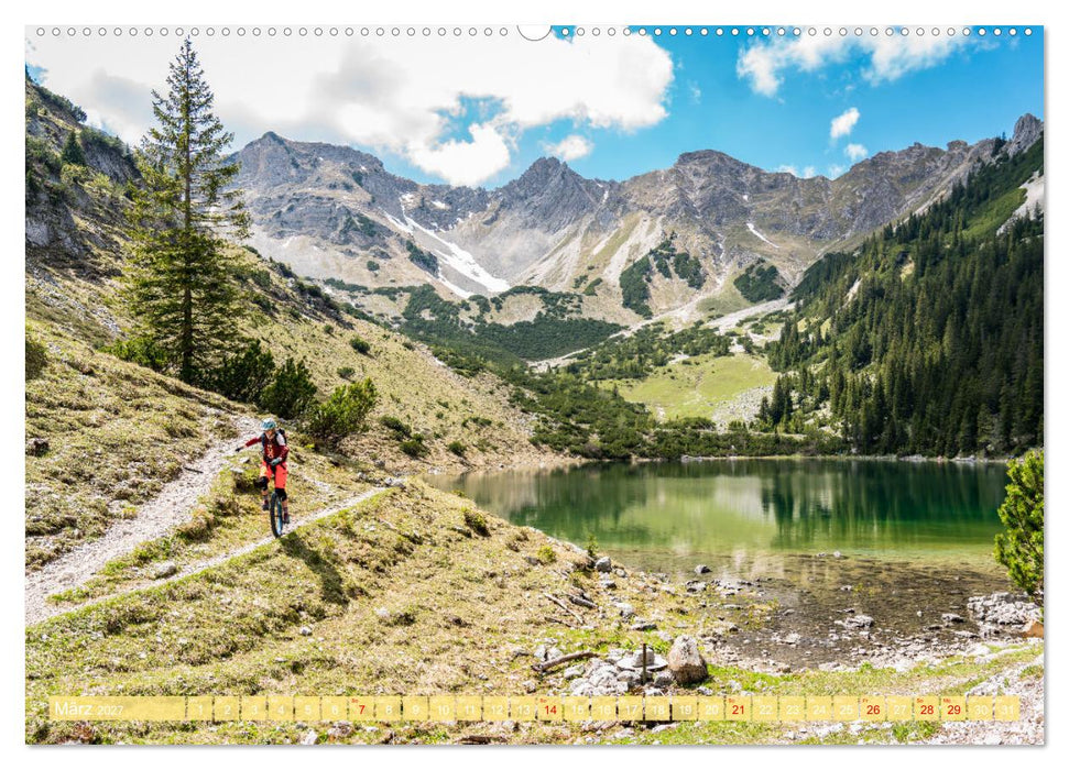 Einrad Downhill (CALVENDO Premium Wandkalender 2027)