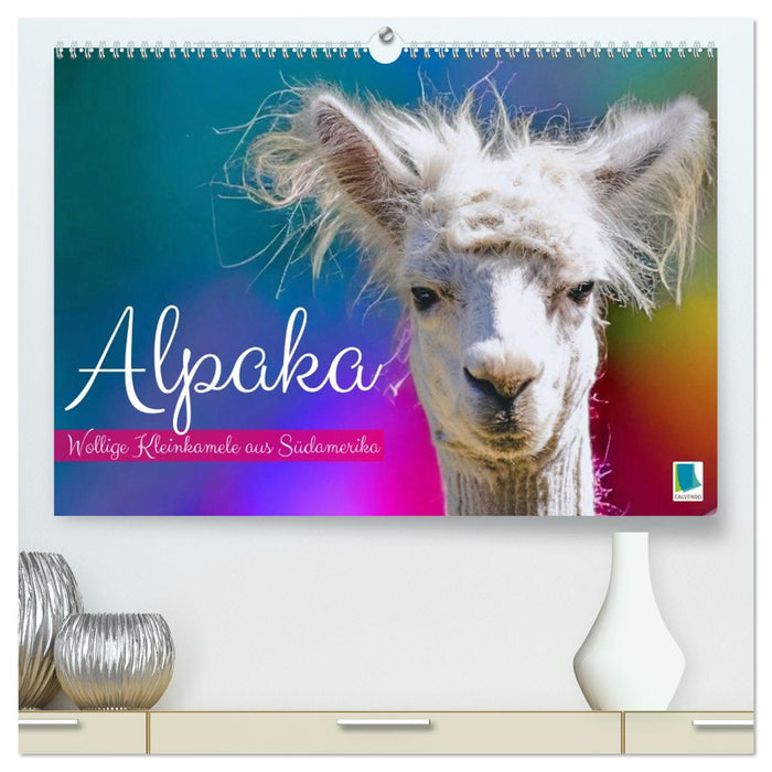 Alpakas: Wollige Kleinkamele aus Südamerika (CALVENDO Premium Wandkalender 2027)
