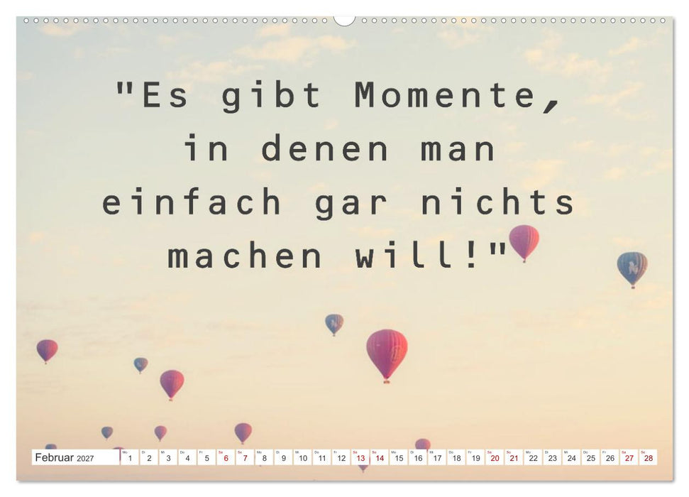 Von Wortwitz bis Geistesblitz - immer originell (CALVENDO Wandkalender 2027)