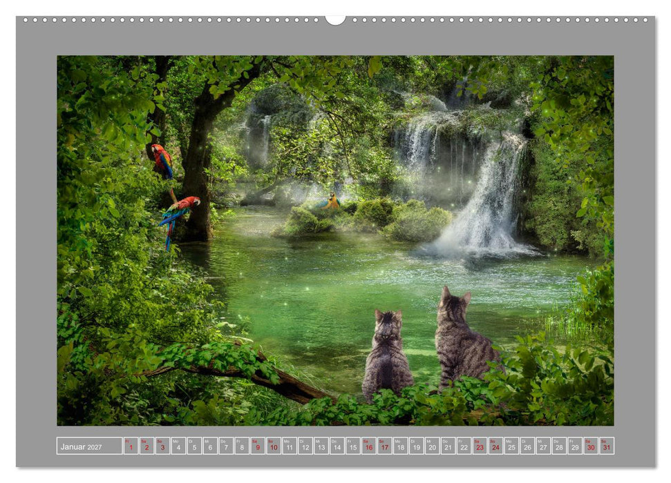 Kleine Streuner (CALVENDO Premium Wandkalender 2027)