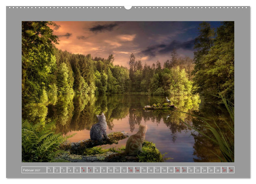 Kleine Streuner (CALVENDO Premium Wandkalender 2027)
